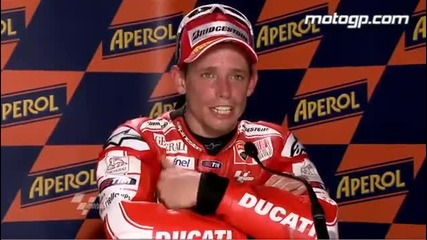 Stoner interview after the Catalunya Gp 