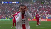 Жорж Микаутадзе отбеляза първия гол за Грузия на голям форум и въстанови равенството с Турция