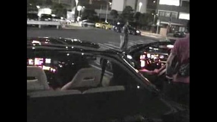 Nighttime Japanese Car Meet