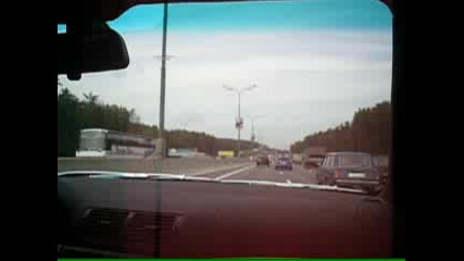 Луда надпревара по магистралата