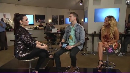 Demi Lovato Pepsi Preshow Interview (12_12_12)