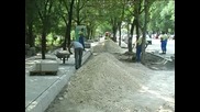Ударно правят тротоари и паркоместа в Тракия