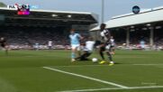 Fulham with a Red Card vs. Manchester City