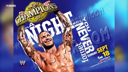 Night Of Champions 2011 Poster ft. Randy Orton (hd)