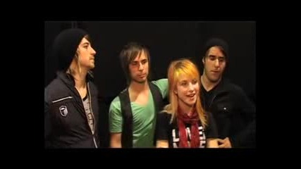 Paramore Interview 2007