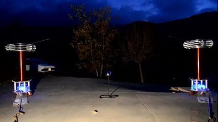 _nyan Cat Theme_ - Played on Musical Tesla Coils