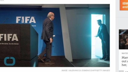 Photo Captures Iconic Moment of Ousted FIFA President Exiting Building