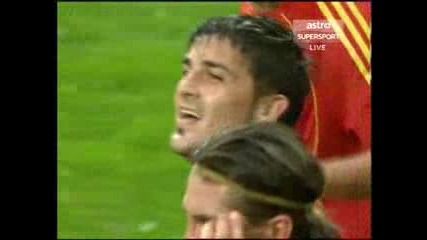 Испания - Русия 2 - 0 Евро 2008