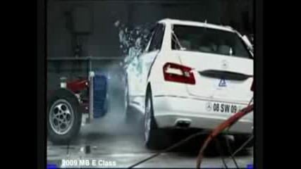 2010 Mercedes - Benz E - Class W212 crash test.flv