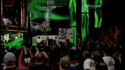 Джон Сина побеждава Кейн Elimination Chamber 2012