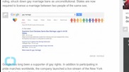 Google This For a Rainbow Surprise Celebrating Gay Marriage