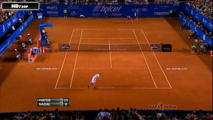 Nadal vs Mayer - Acapulco 2013!