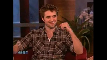 Robert Pattinson on Ellen part 3/3 