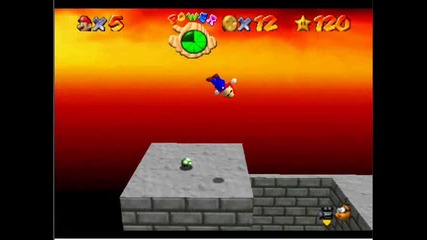Sm64 - Freerun ~ Bowser in the fire sea (non - tas) 