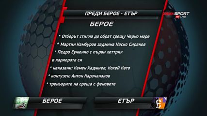 Преди Берое - Етър
