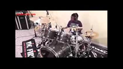 Metallica - Enter Sandman, 9 Year Old Drummer, Jonah Rocks.