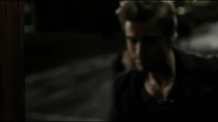 Bonnie helps Stefan save Damon from the fire, Elena tries to go in after him