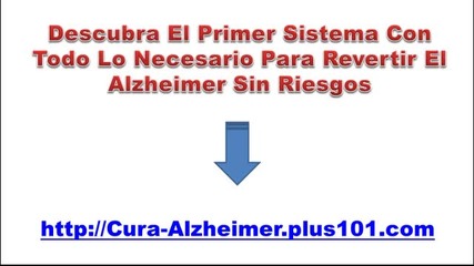 El Alzheimer Tiene Cura