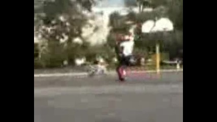 Stunts with Bike. 
