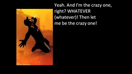 Eminem - The Apple with lyrics on screen