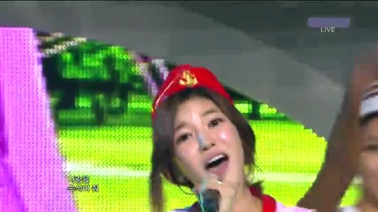 Ns Yoonji Ft. C.a.p( Teen Top ) - Wanna See You Again ~ Music Core (03.09.11)