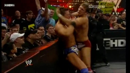 The Miz and Alex Riley vs Daniel Bryan and John Morrison Raw 27.09.2010 