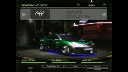 My Cars From Nfs Underground 2