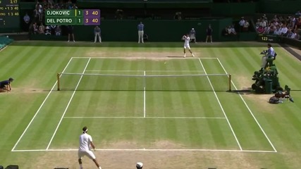 Novak Djokovic vs Juan Martin Del Potro - Wimbledon 2013