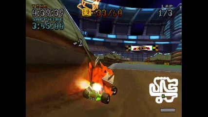 Crash Team Racing - Area Glacier Park - Tiny Arena - Platinum Relic 