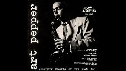 Art Pepper Quartet 1953