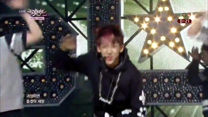 [hd] 140117 Got7 - Intro + Girls Girls Girls [hot Debut on Music Bank]