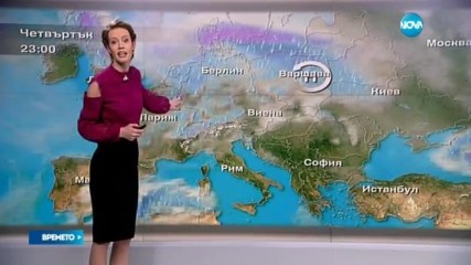 Прогноза за времето (24.02.2017 - обедна емисия)