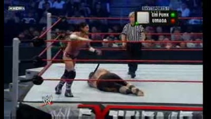 Cm Punk vs Umaga (samoan Strap Match)