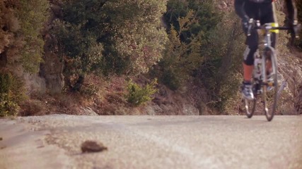 Ciclotourist in the Garrotxa