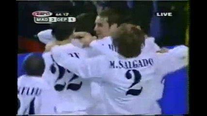 Реал Мадрид - Депортиво(3 - 1) Лига 2001 - 2002 (зидан и Раул)