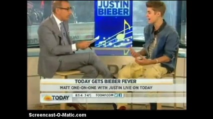 Justin Bieber Today Show Interview 2012
