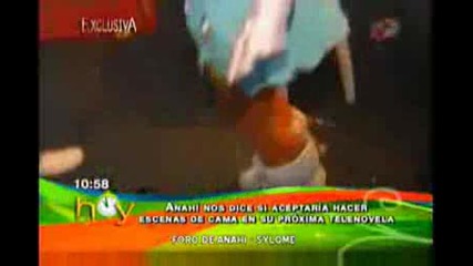 Anahi в предаване Hoy