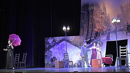 Петя Миленова, в спектакъл на студенти от Музикалната академия. 2017г.