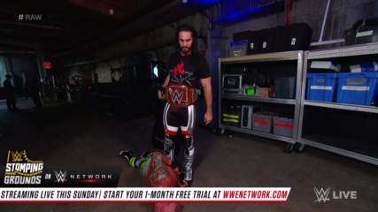 Seth Rollins dissuades Eric Young: Raw, June 17, 2019