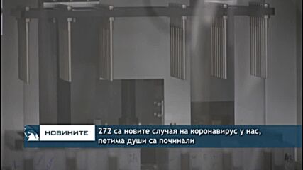 272 са новите случая на коронавирус у нас, петима души са починали