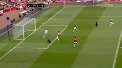 Arsenal 0-1 Aston Villa ( Bent )