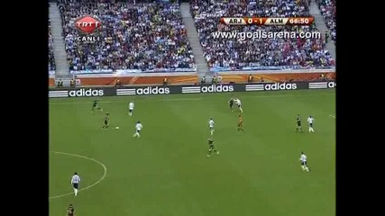 2 гол на Германия срещу Аржентина 