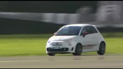 Fiat 500 Abarth и Стиг Правят Обиколки На Пистата На Тоp Gear