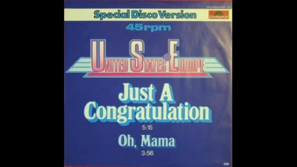 United States Of Europe - Just A Congratulation 1979