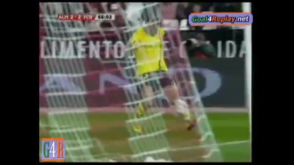 Almeria - Barcelona 2 - 2 (2 - 2, 6 3 2010) 
