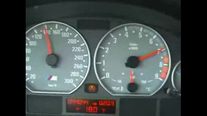 Bmw E46 M3 Acceleration 0 - 220 km/h