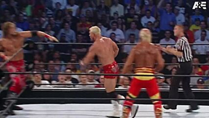 Edge and Hulk Hogan recall forming a unique partnership and winning the WWE Tag Team Championship: Edge A&E Biography: Legends s