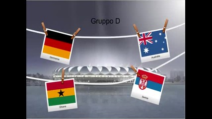 Светът е Футбол - Мондиал2010 - флагове, групи, финали, офиц. химн. 
