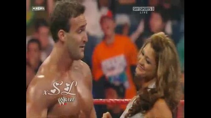 Wwe Eve Torres kissing Chris Masters