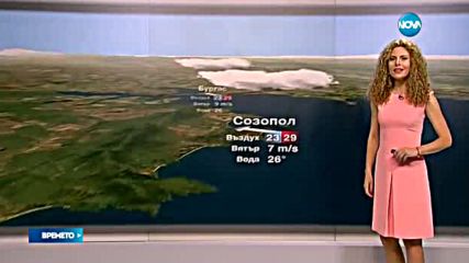 Прогноза за времето (02.07.2016 - обедна)
